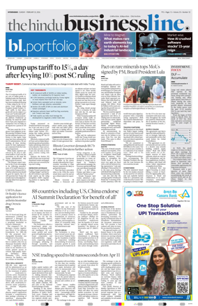 Cover of BusinessLine (Hyderabad)