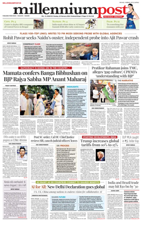 Cover of Millennium Post (Kolkata)