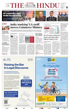 Cover of The Hindu (Mumbai)