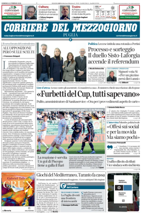 Cover of Corriere del Mezzogiorno (Puglia)