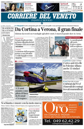Cover of Corriere del Veneto (Padova e Rovigo)