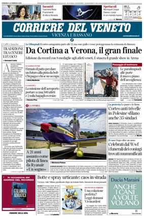 Cover of Corriere del Veneto (Vicenza e Bassano)