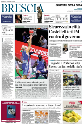 Cover of Corriere della Sera (Brescia)