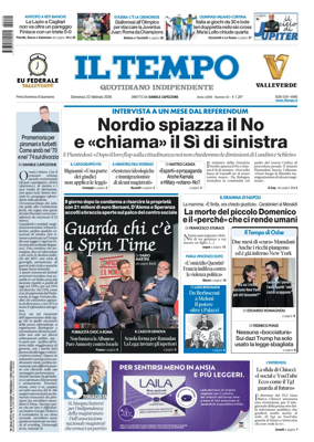 Cover of Il Tempo (Nazionale)