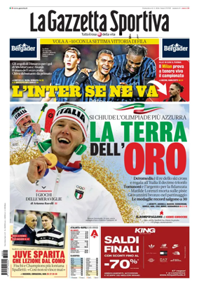 Cover of La Gazzetta dello Sport - Roma