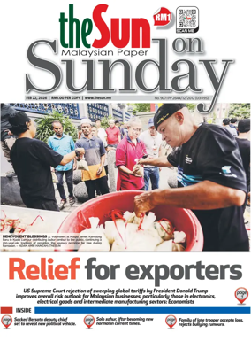 Cover of The Sun (Malaysia)