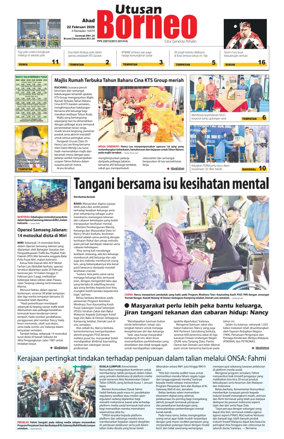Cover of Utusan Borneo (Sarawak)