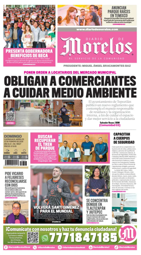 Cover of Diario de Morelos