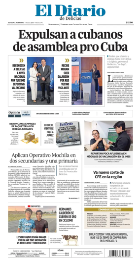 Cover of El Diario de Delicias
