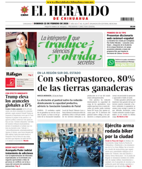 Cover of El Heraldo de Chihuahua