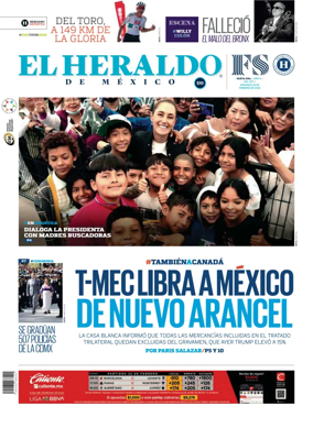 Cover of El Heraldo de Mexico