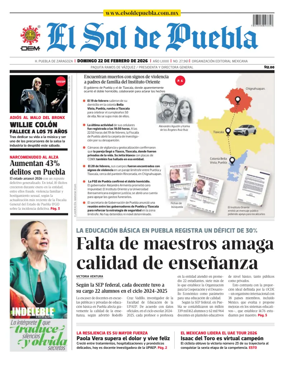 Cover of El Sol de Puebla