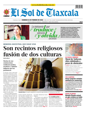 Cover of El Sol de Tlaxcala