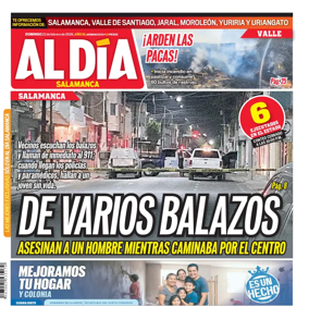 Cover of Periodico Al Dia (Salamanca)