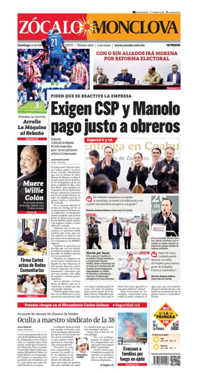 Cover of Zocalo Monclova