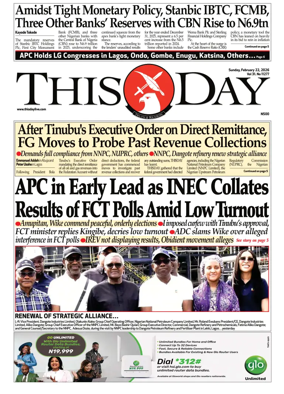 Cover of THISDAY