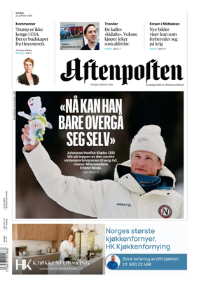 Cover of Aftenposten