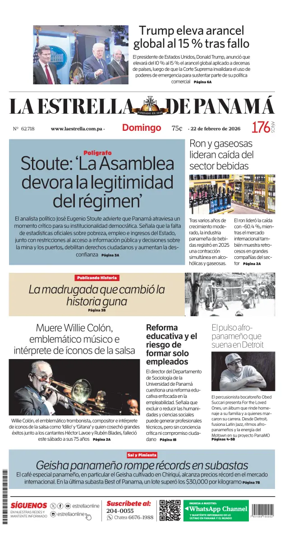 Cover of La Estrella de Panama