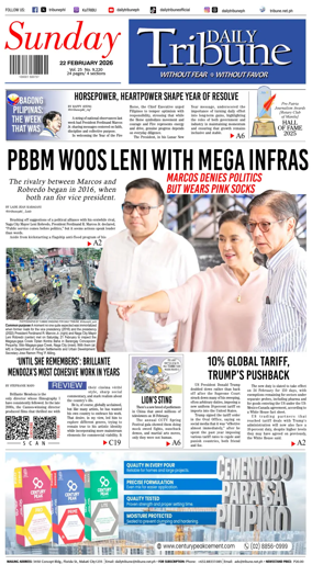 Cover of Daily Tribune (Philippines)