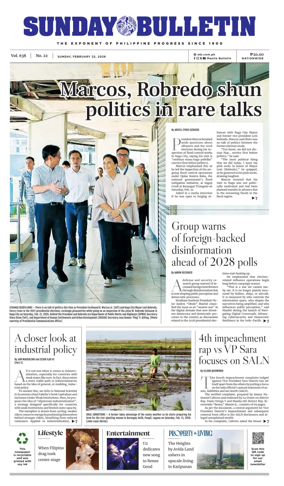 Cover of Manila Bulletin