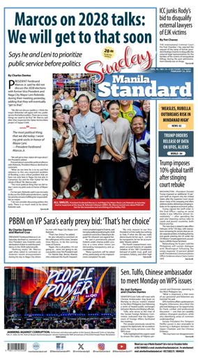 Cover of Manila Standard