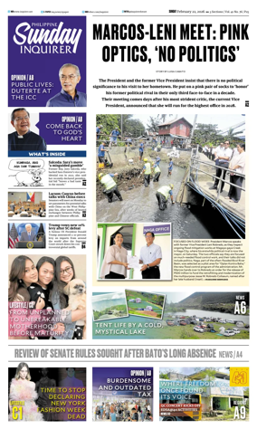 Cover of Philippine Daily Inquirer