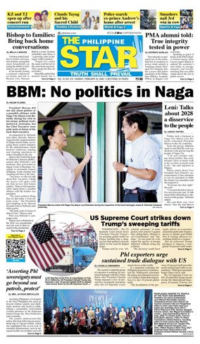Cover of The Philippine Star