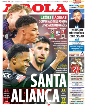 Cover of A BOLA (Portuguese)