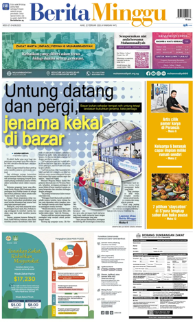 Cover of Berita Minggu-Singapore