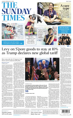 Cover of The Straits Times