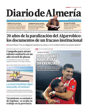 Cover of Diario de Almeria