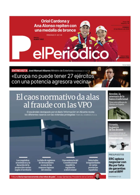 Cover of El Periodico - Castellano