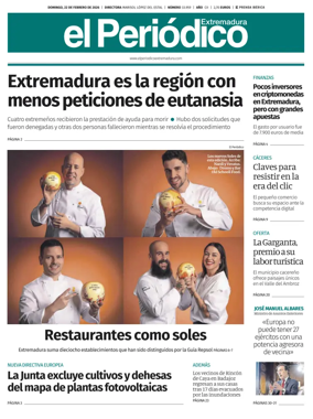Cover of El Periodico Extremadura