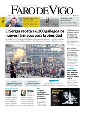 Cover of Faro de Vigo