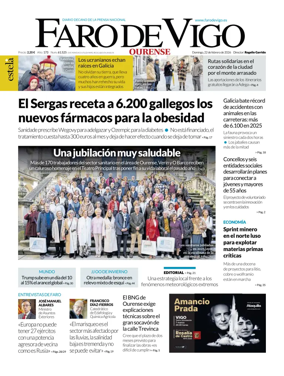 Cover of Faro de Vigo (Ourense)