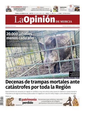 Cover of La Opinion de Murcia