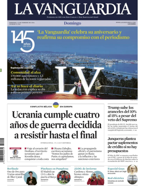 Cover of La Vanguardia (1st Edition)