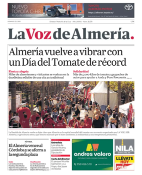 Cover of La Voz de Almeria