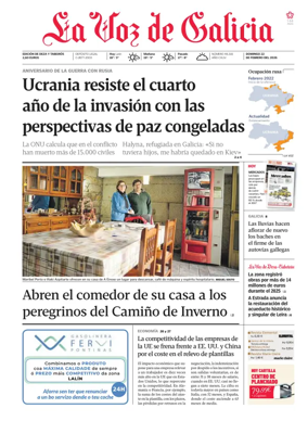 Cover of La Voz de Galicia (Deza)