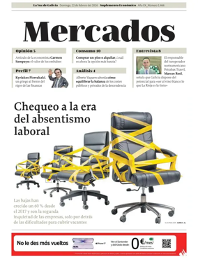 Cover of La Voz de Galicia (Santiago) - Mercados