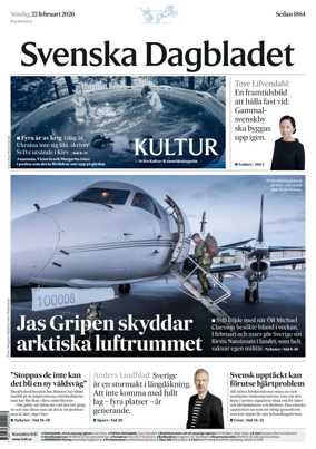 Cover of Svenska Dagbladet