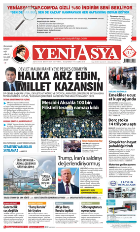 Cover of Yeni Asya