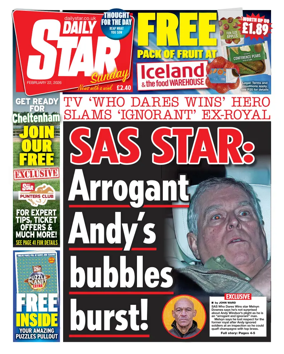 Cover of Daily Star Sunday