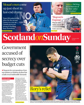 Cover of Scotland on Sunday