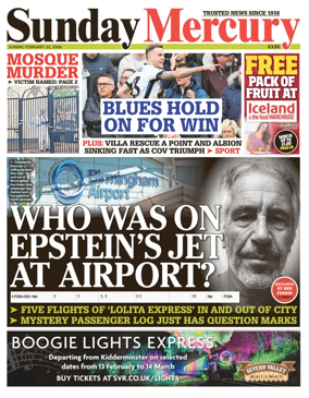 Cover of Sunday Mercury