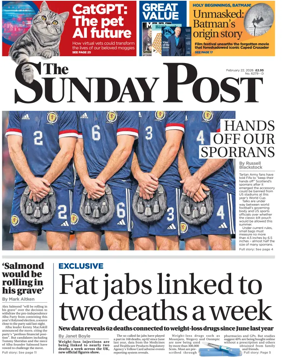 Cover of The Sunday Post (Dundee)