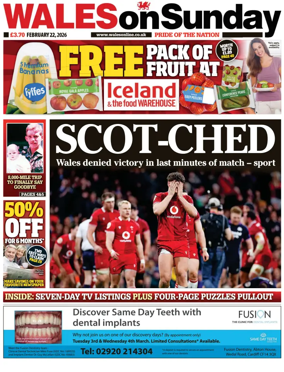 Cover of Wales On Sunday