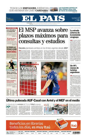 Cover of El Pais (Uruguay)