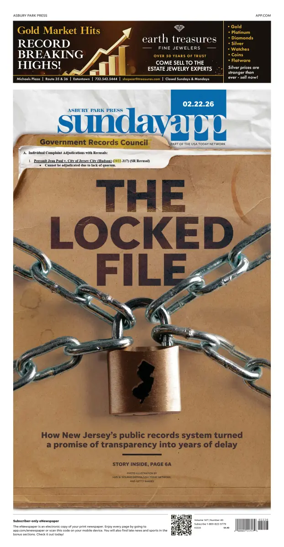 Cover of Asbury Park Press