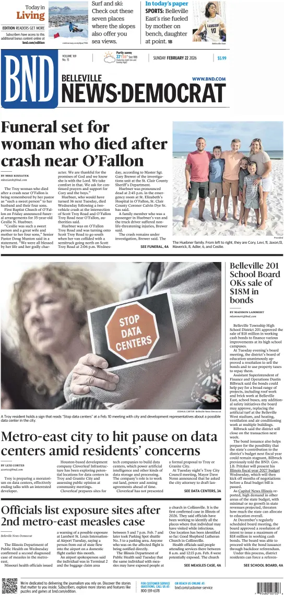 Cover of Belleville News-Democrat (Sunday)